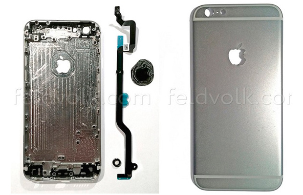 Утечка указывает на логотип iPhone 6 из жидкого металла