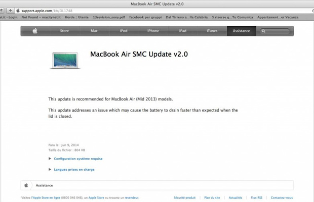 Apple выпустила обновление ПО для MacBook Air, исправляющее ошибку работы аккумулятора