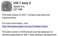 Доступна для скачивания iOS 7 beta 2 для iPhone, iPod touch и iPad [ссылки]