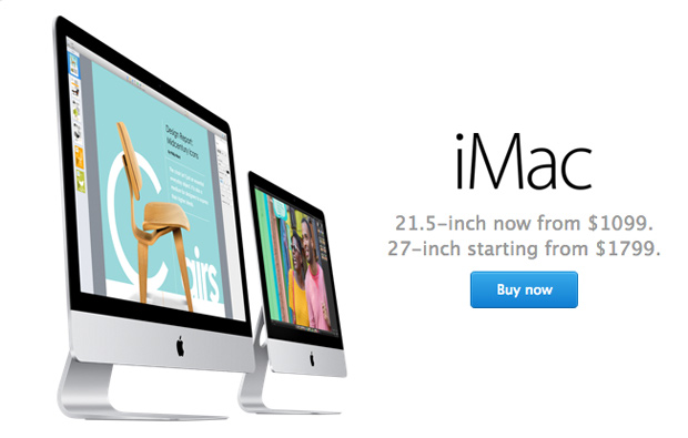 Apple выпустила 21,5-дюймовый iMac по цене $1099