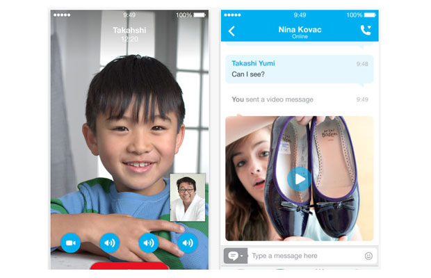Skype выпустила обновление для iOS 7 и Android