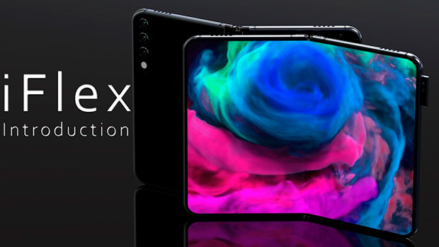 Складной смартфон Apple дизайнеры назвали iFlex