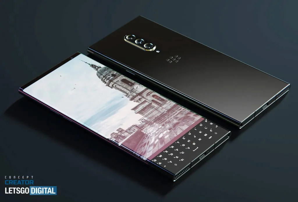 Опубликован концепт смартфона BlackBerry Key 3 5G
