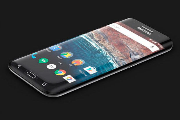 Концепт Samsung Galaxy S7 с обтекаемым с трех сторон дисплеем