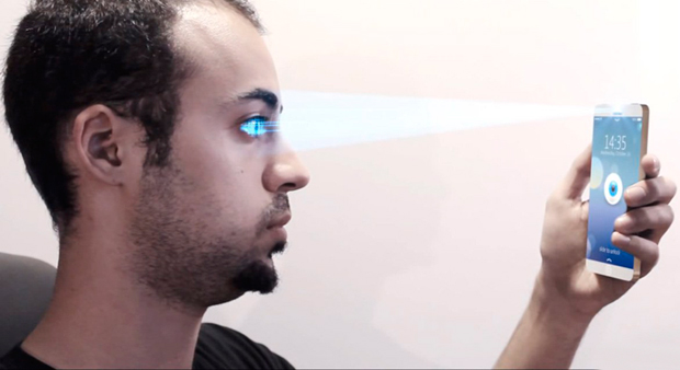 Концепт iPhone 6 со сканером сетчатки глаза Eye ID