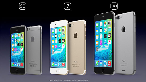 Концепты iPhone 7, iPhone Pro и iPhone SE