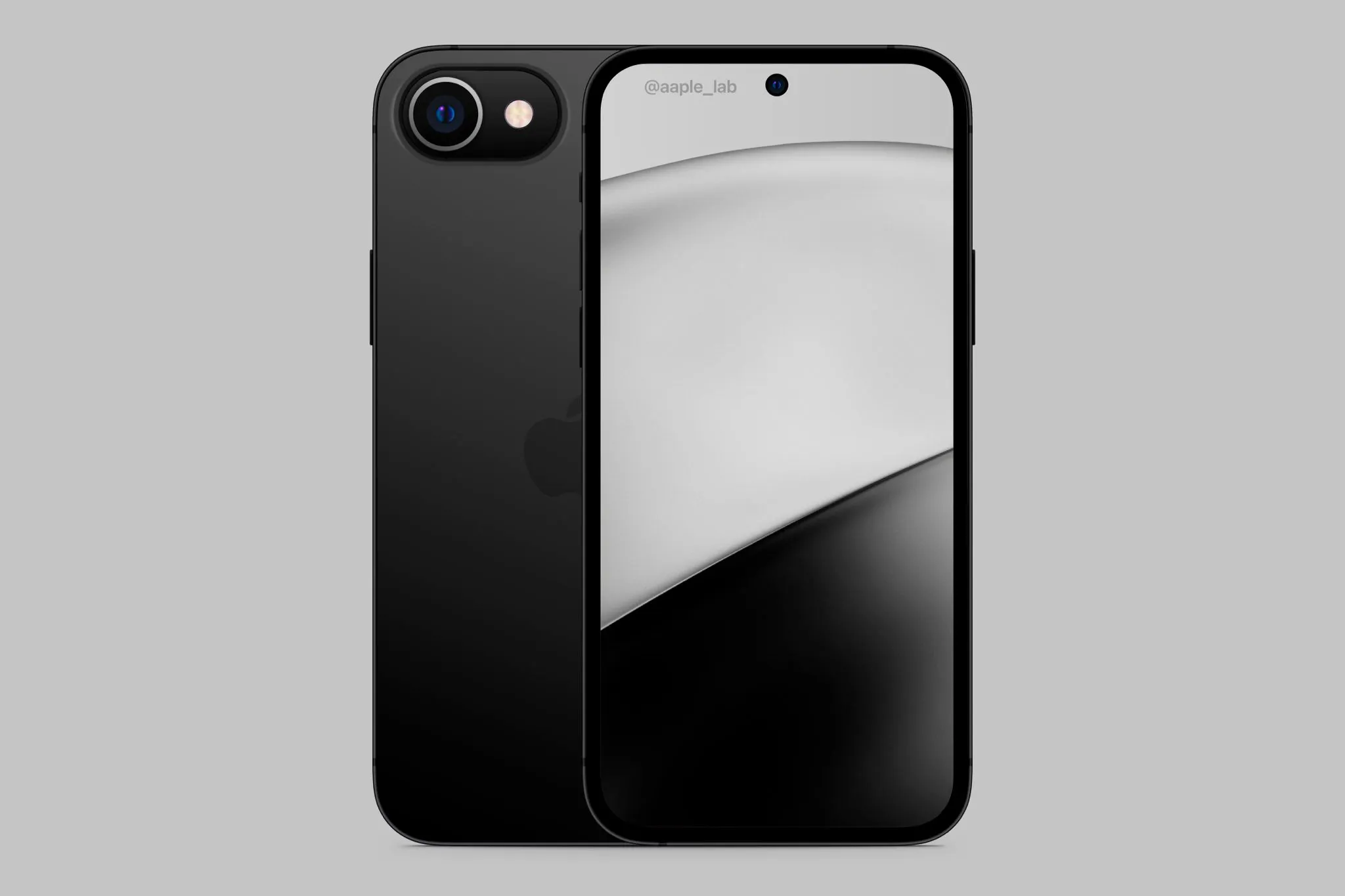 Опубликован концепт смартфона iPhone SE 2022 с врезанной камерой