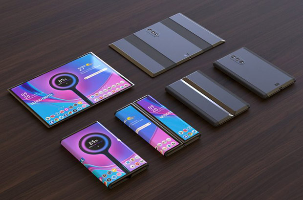 Создан концепт складного смартфона Xiaomi на основе патента компании