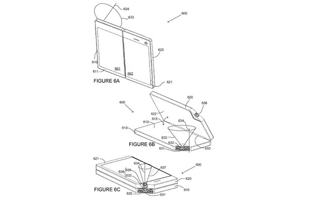 Новый патент Microsoft демонстрирует складной смартфон-планшет