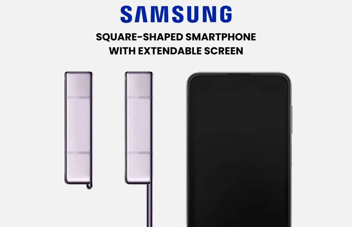 Samsung запатентовала смартфон с выдвижным дисплеем