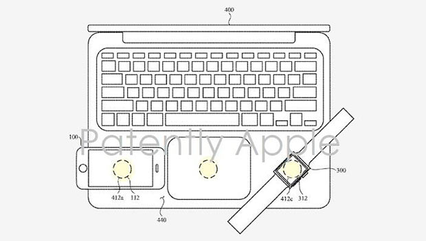 Apple хочет, чтобы MacBook выступал беспроводной зарядкой для нескольких девайсов
