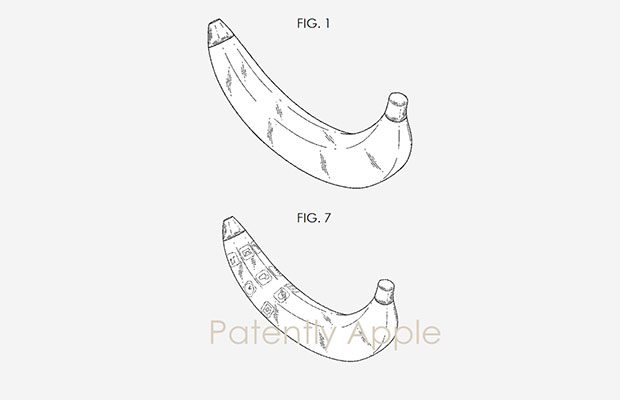 Samsung получила патент на телефон в виде банана