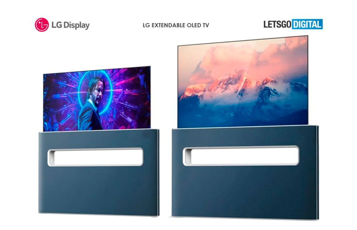 LG запатентовала выдвижной смарт-телевизор