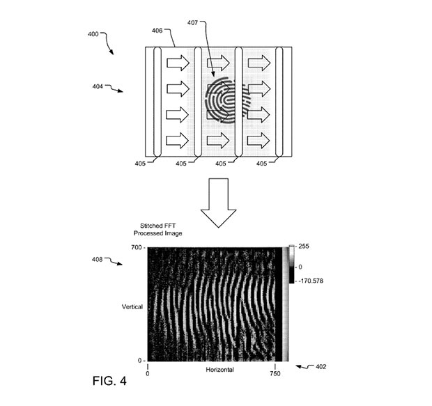 Microsoft получила патент на сканер отпечатков пальцев в дисплее