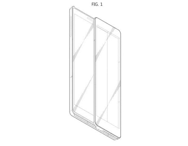 Samsung получила патент на слайдер с двумя сенсорными экранами