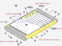 Samsung патентует смартфон с экраном переменной диагонали