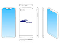 Samsung патентует дисплей с «монобровью» для Galaxy S10