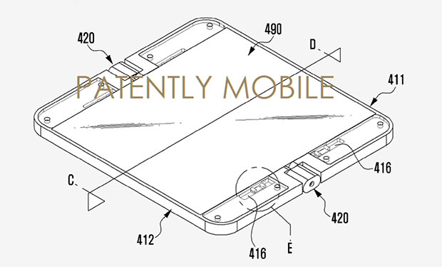 Samsung задумалась о складном смартфоне с проектором