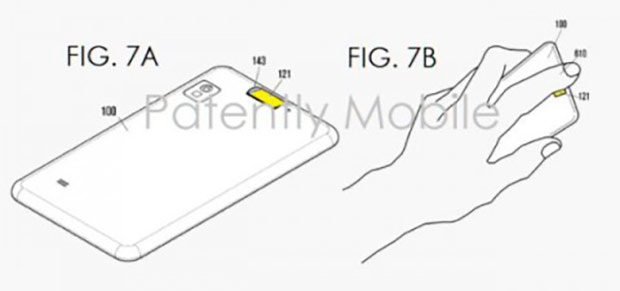 Сканер отпечатков пальцев смартфонов Samsung может переехать на заднюю верхушку