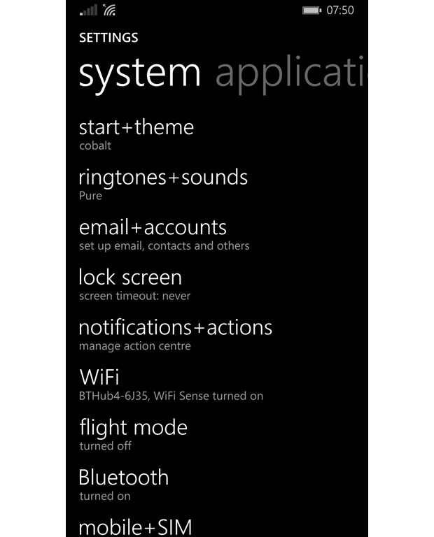 Windows Phone 8.1 GDR2 принесет сортировку по алфавиту