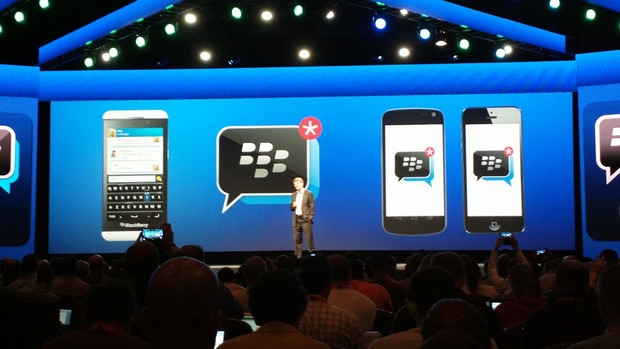 Samsung рекламирует BlackBerry Messenger на своих смартфонах