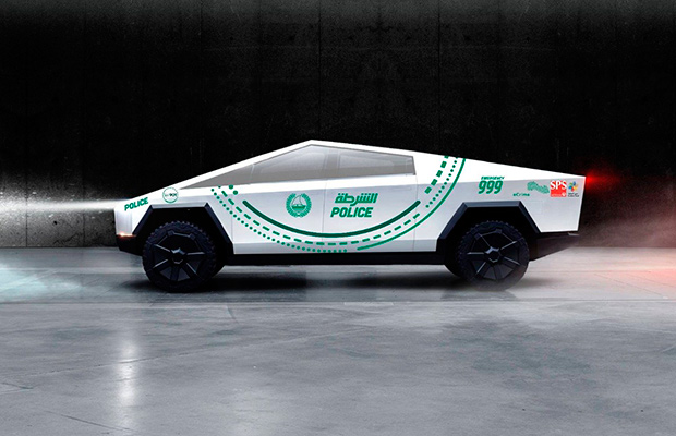 Tesla Cybertruck станет патрульным автомобилем в Дубае