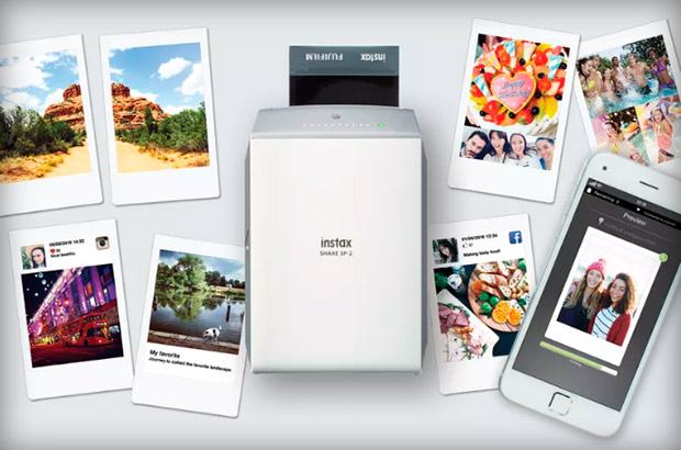 Fujifilm представила мобильный принтер, печатающий фото с лайками