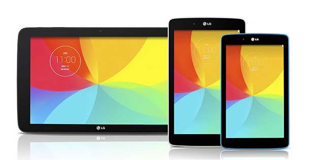 LG готова представить линейку планшетов G-Pad 7.0, G-Pad 8.0 и G-Pad 10.1