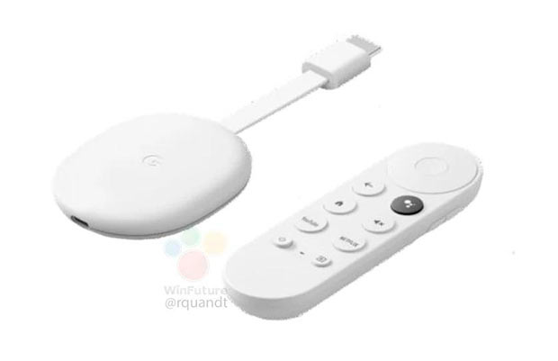 Опубликованы фото новой ТВ-приставки Google Chromecast with Google TV