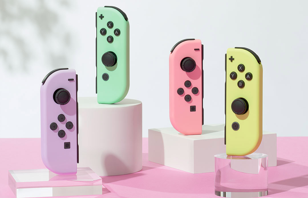 Контроллеры Joy-Con для Nintendo Switch представлены в пастельных цветах