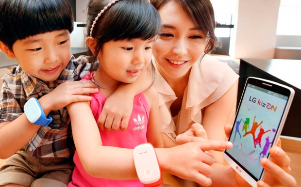 LG представляет LG KIZON — наручное устройство для детей