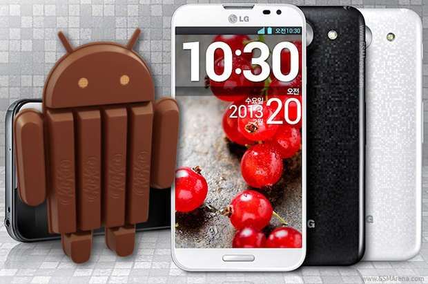 LG Optimus G Pro начал получать Android 4.4 KitKat