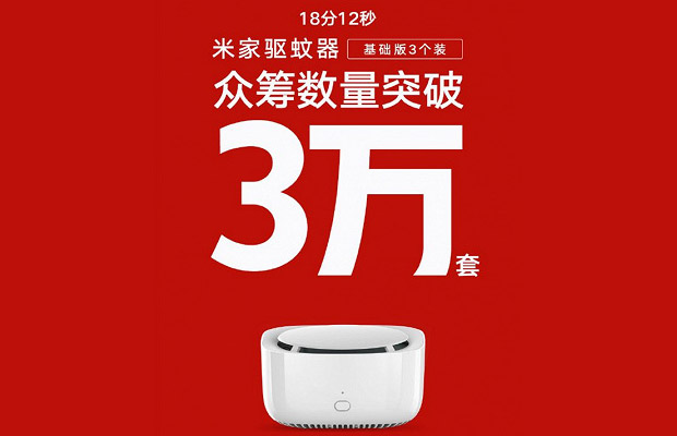 За 18 минут и 12 секунд Xiaomi продала 30 000 новых фумигаторов