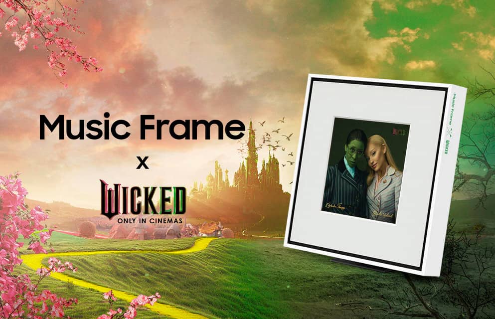 Samsung выпустила лимитированную аудиосистему Music Frame WICKED Edition