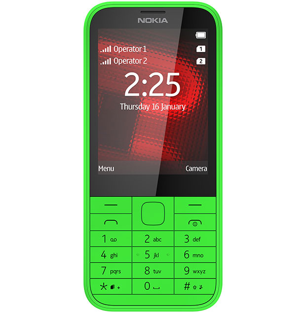 Официально представлены не сенсорные Nokia 225 и 225 Dual SIM по 40 евро