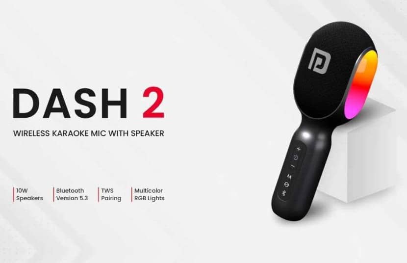 Представлен беспроводной караоке-микрофон Portronics Dash 2