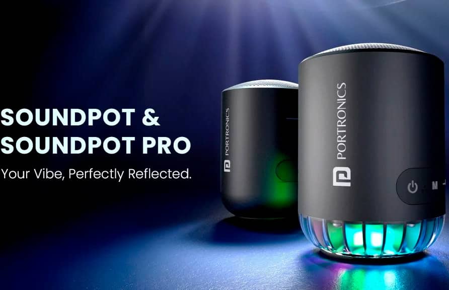 Представлены компактные Bluetooth-колонки Portronics SoundPot и SoundPot Pro