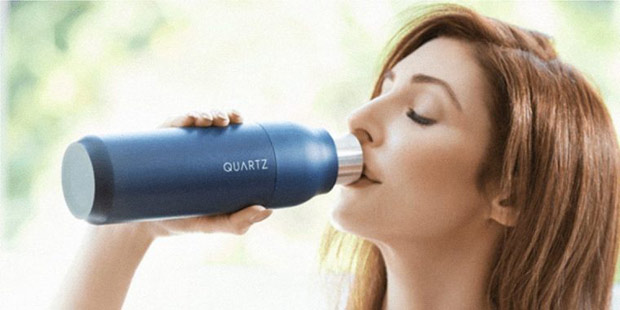 Kickstarter покорен смарт-бутылкой Quartz с ультрафиолетовой очисткой воды