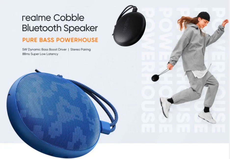 Представлена смарт-колонка Realme Cobble Bluetooth Speaker