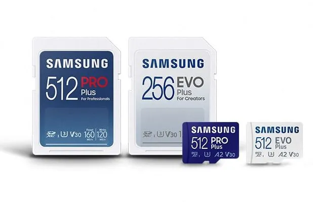 Samsung представила карты памяти PRO Plus и EVO Plus UHS-1