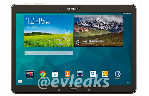 В Сеть просочились изображения Samsung Galaxy Tab S 10.5