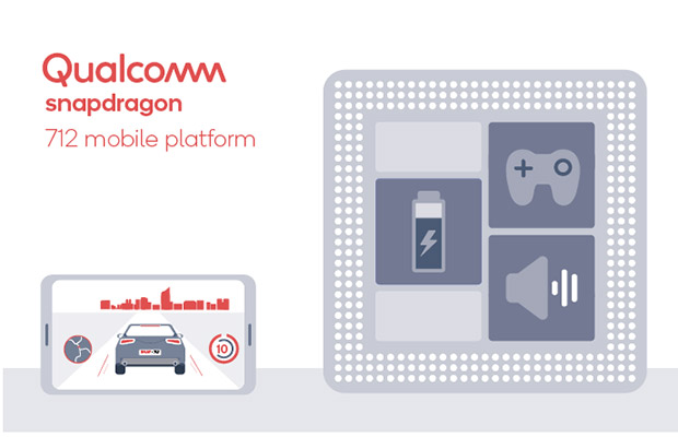 Представлен чип Qualcomm Snapdragon 712 для почти флагманов