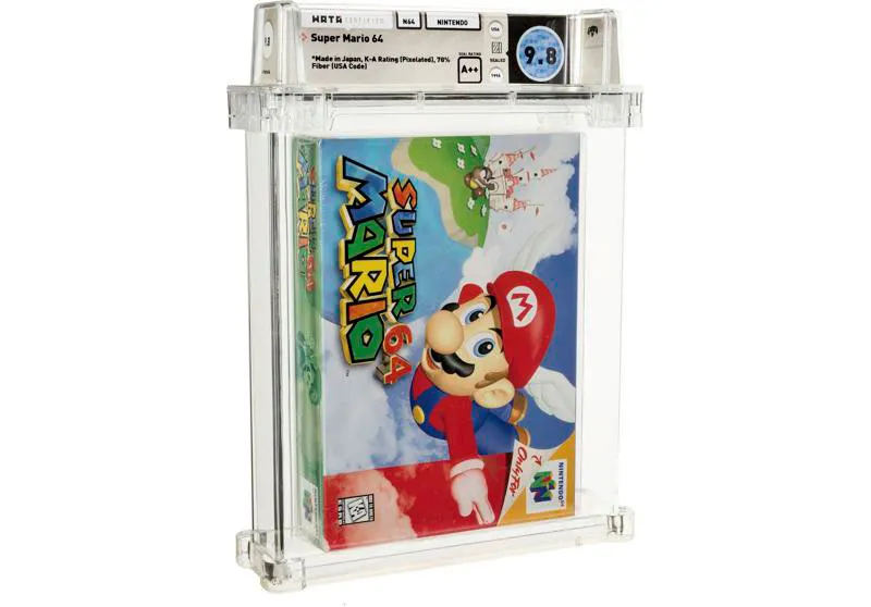 Игра Super Mario 64 продана за $1.56 млн, побив предыдущий рекорд почти вдвое