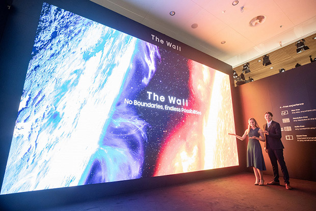Samsung анонсировала телевизоры The Wall с 437- и 583-дюймовыми экранами