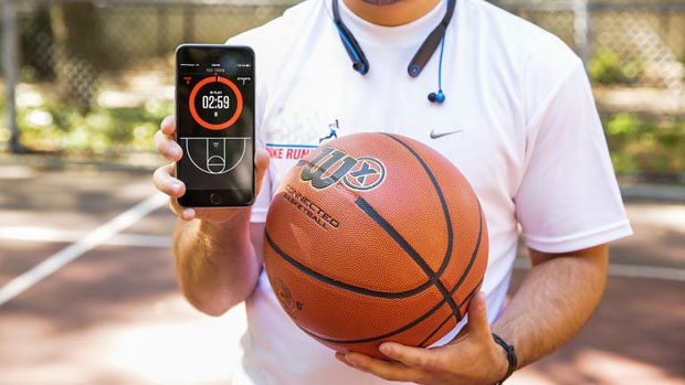 Представлен умный баскетбольный мяч Wilson X Connected Basketball