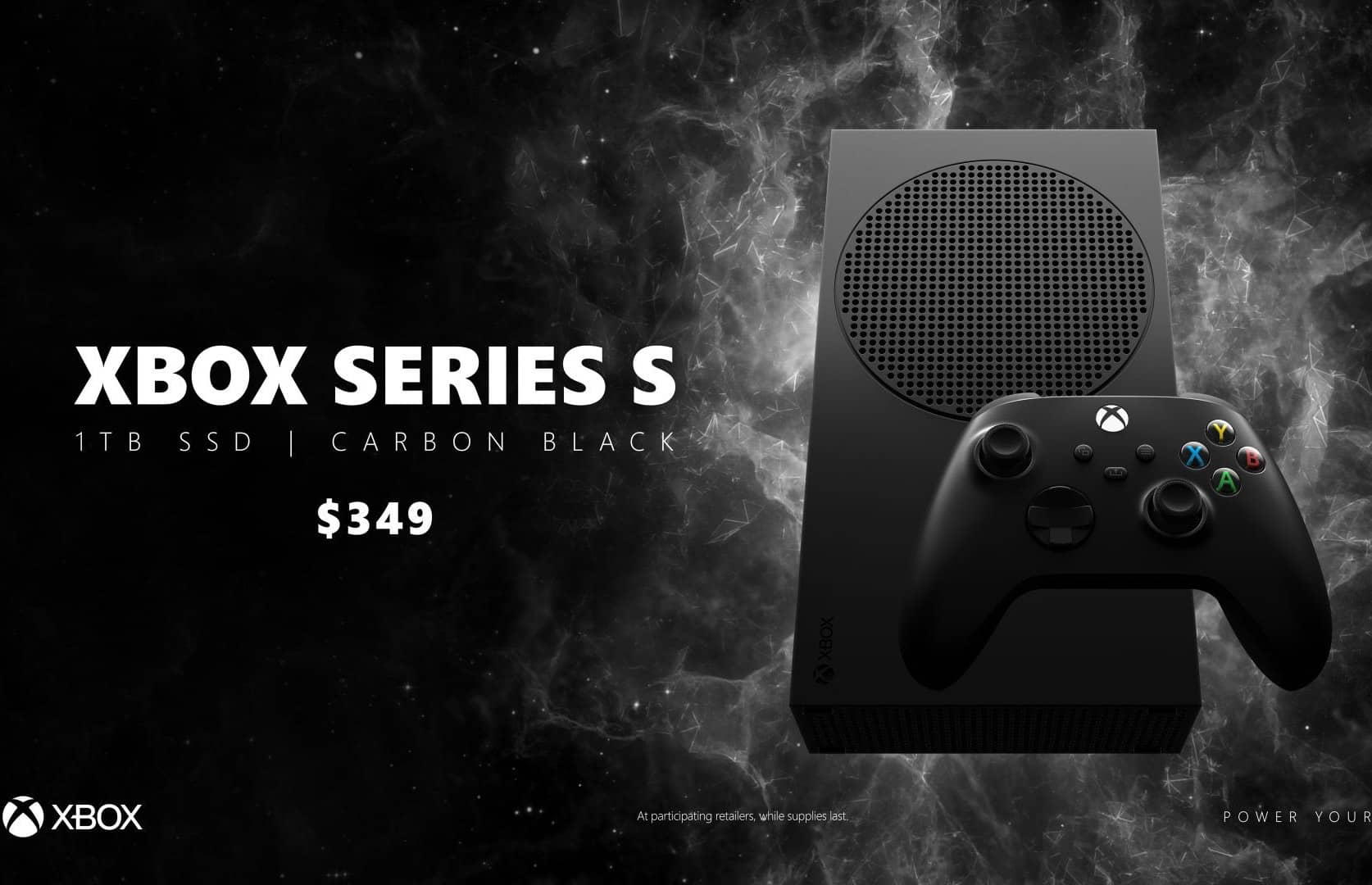 Microsoft выпустила консоль Xbox Series S в черном цвете с 1 ТБ памяти