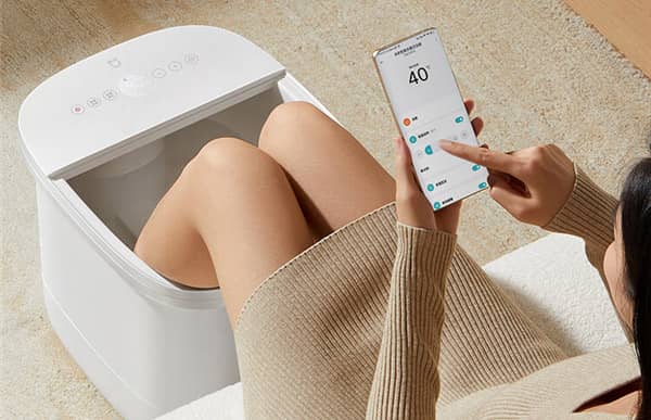 Представлена смарт-ванна Xiaomi MIJIA Smart Sterilizing Foot Bath для стерилизации и массажа ног