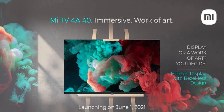 Xiaomi анонсировала бюджетный телевизор Mi TV 4A 40 Horizon Edition