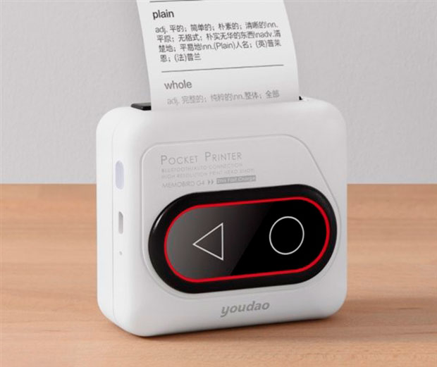 Xiaomi собирает средства на карманный термопринтер Youdao Memobird G4
