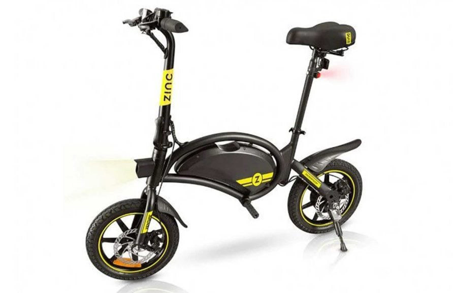 Представлен складной электрический велосипед Zinc Venture e-scooter